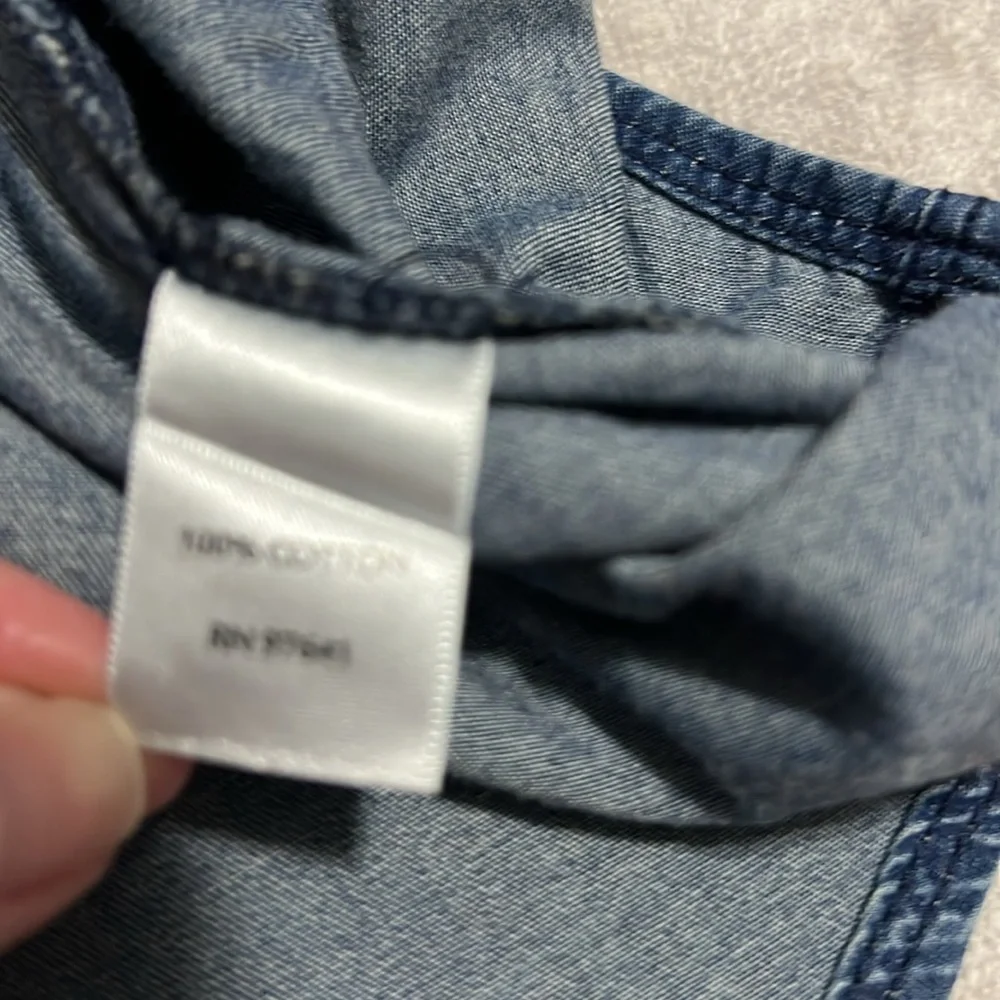 J. Jill denim button down M - Picture 4 of 6